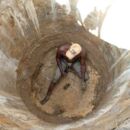 Der Brunnenbau ist eine mühevolle Arbeit